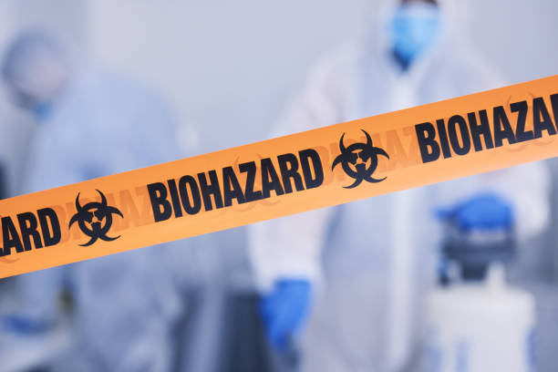 Professional Blood Cleanup technician working in Bassett, NE
